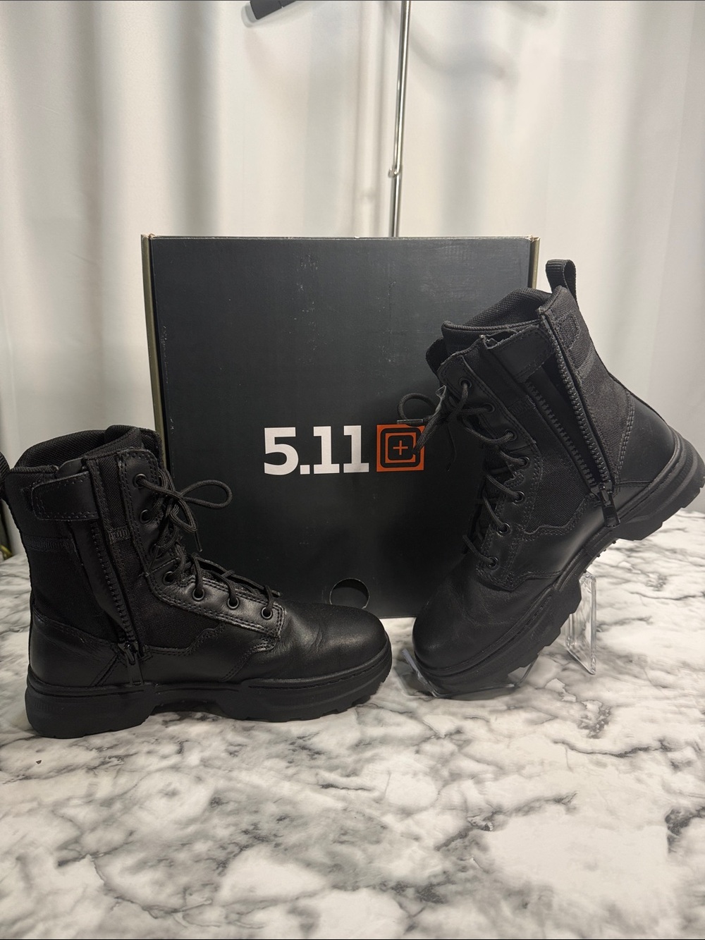 5.11 Speed 4.0 Tactical Black Lace-Up Zipper Boots